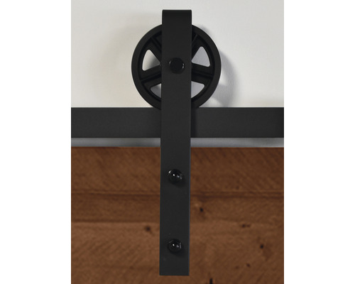 Metalen schuifdeurrail met rolg Geleider