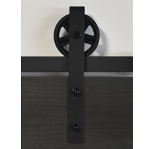 BARNDOOR set op maat vintage zwart brits + spaak rail-thumb-3