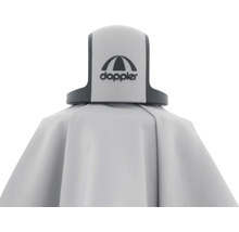Doppler Logo op een paraplu