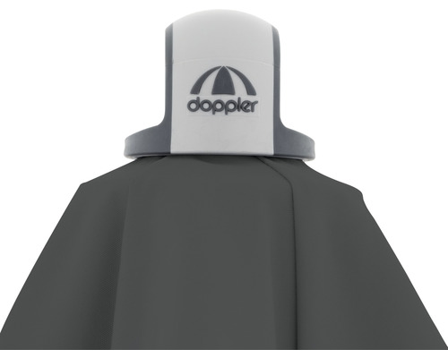 Doppler logo op paraplu