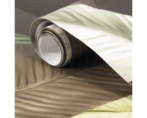 Behangrol met bladmotief