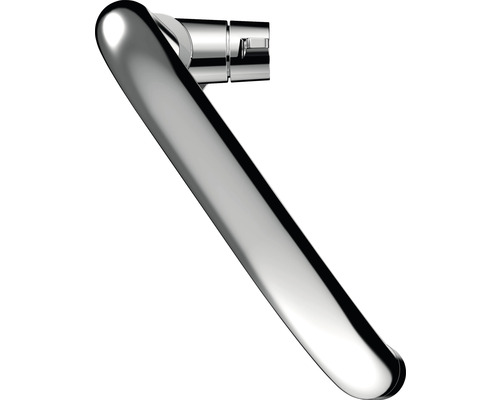 Glanzende metalen raamkruk