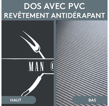Achterkant met PVC en antislip coating