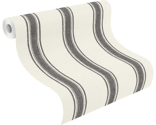 Rol behang met gestreept patroon
