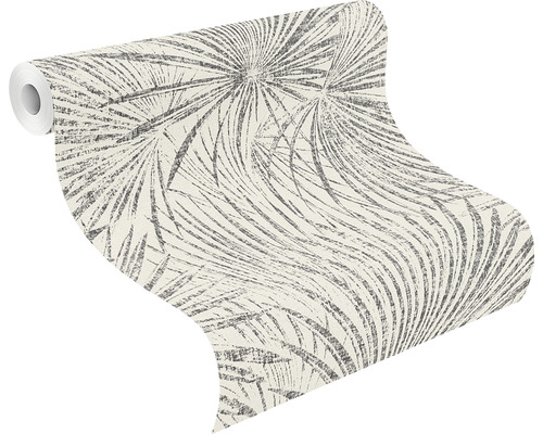 Behangrol met palmenbladmotief