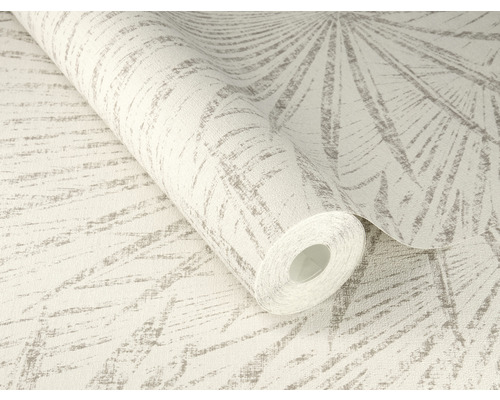 Behangrol met bladerpatroon