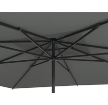 SOLUNA Parasol Nancy donkergrijs 300x300 cm, hoogte 275 cm-thumb-2 SOLUNA Parasol Nancy donkergrijs 300x300 cm, hoogte 275 cm-thumb-2