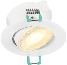 Plafondinbouwspot met lamp