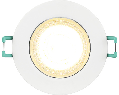Ronde led-inbouwlamp met bevestigingsveren