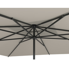 SOLUNA Parasol Nancy ecru 300x300 cm, hoogte 275 cm-thumb-7