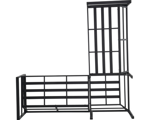 Metalen hoogslaper frame met ladder