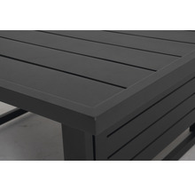 GARDEN PLACE Lounge diningset Viven aluminium antraciet incl. zitkussen, 208x208x64,5 cm