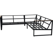GARDEN PLACE Lounge diningset Viven aluminium antraciet incl. zitkussen, 208x208x64,5 cm