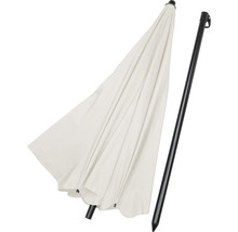 Gesloten parasol met grondspies