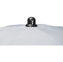Detailopname van een parasol met zwarte top
