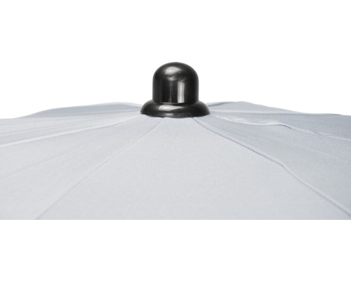 Detailopname van een parasol met zwarte top