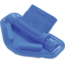 Blauwe zwembadstofzuiger