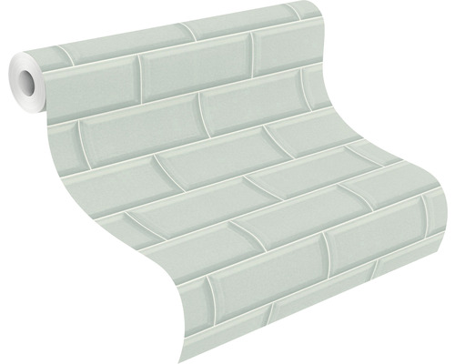 Behangrol met tegelmotief