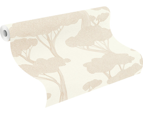 Rol behang met boommotief