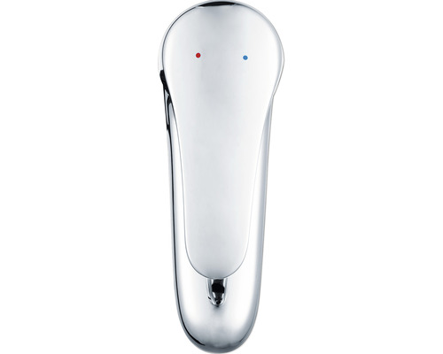 Chromen kraan met temperatuurindicatie