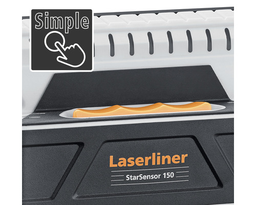 Laserliner StarSensor 150 met pictogram voor eenvoudige bediening