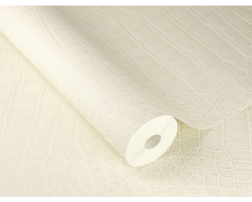 Rol behang met krokodillenleerlook