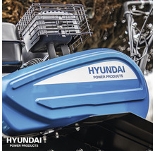 Detailopname van de Hyundai tuinfrees