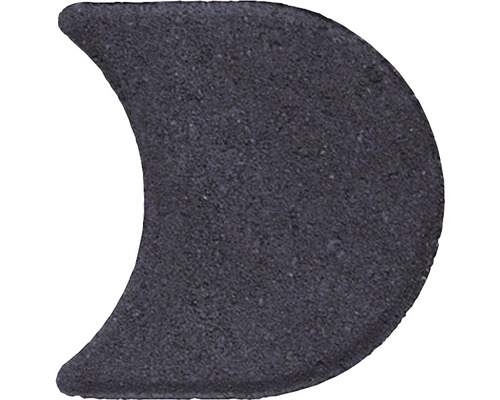 Maanvormige straatsteen