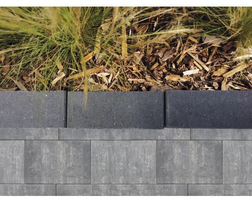 Tuinpad met gazonrand en straatstenen