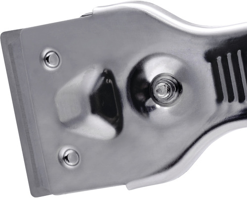 Metalen glasschraper met kunststof mes