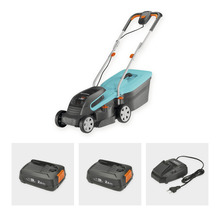 Gardena Accu grasmaaier set met twee accu''s en oplader