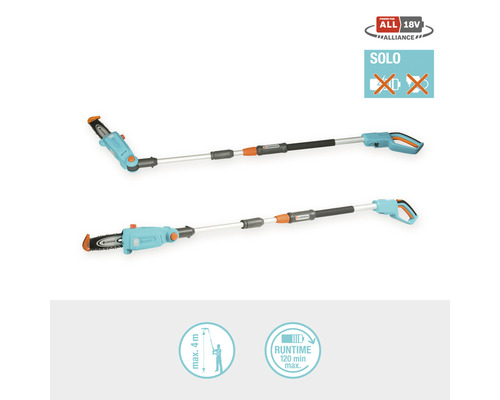 Gardena Accu-Hoogteknipper, geschikt voor het snoeien van bomen op hoogte