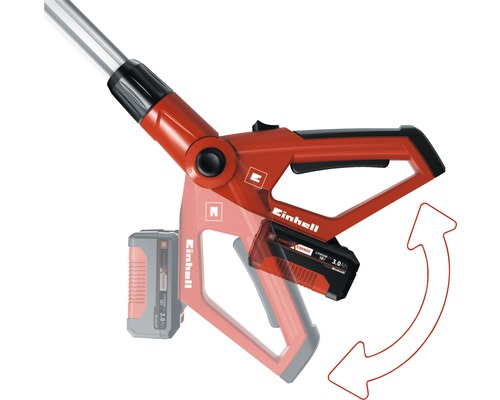 Einhell heggenschaar met accu en draaibare handgreep