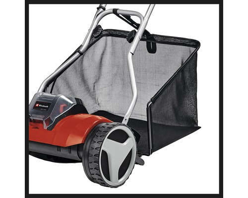 Einhell gazonbeluchter met opvangbak voor tuinonderhoud