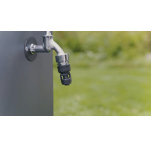 Waterkraan met slangconnector voor de tuin