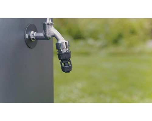 Waterkraan met slangconnector voor de tuin