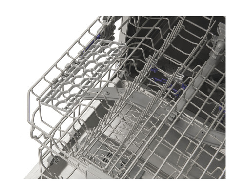 Binnenaanzicht van een vaatwasser met rekken