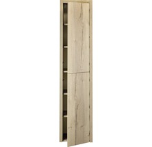 SANOX Hoge badkamerkast Bloxx 172x40x35 cm natuur eiken