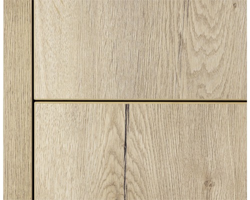 Close-up van een keukenfront met houtstructuur