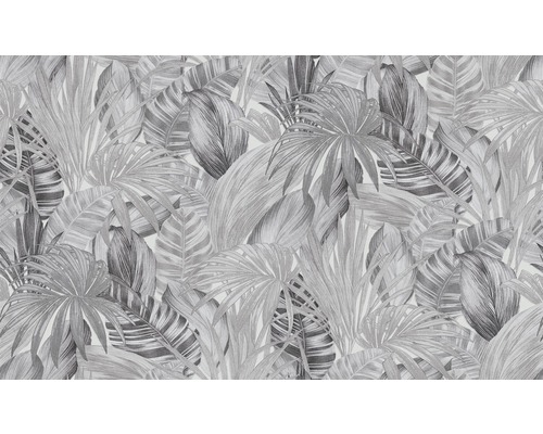 Behang met tropisch plantenpatroon