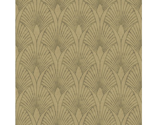 Behang met gestileerd waaiermotief voor wanddecoratie