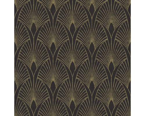 Behang met geometrisch waaierontwerp