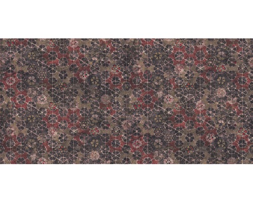 Behang met bloemenpatroon