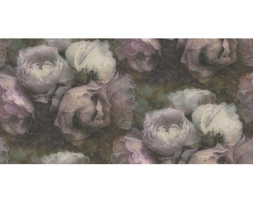 Behang met rozenmotief