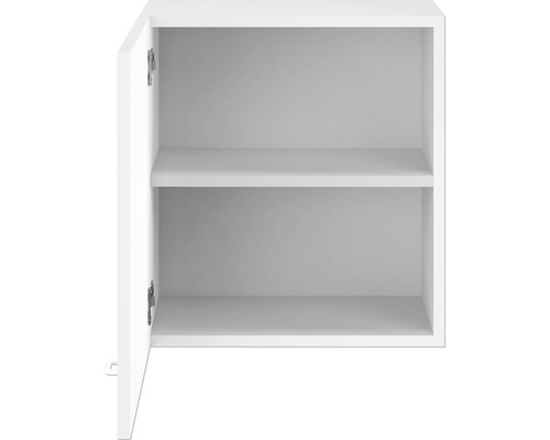 Open wandkast met twee planken