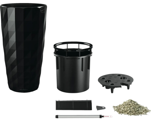 Bloempot met accessoires