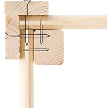 Houtverbinding met schroeven