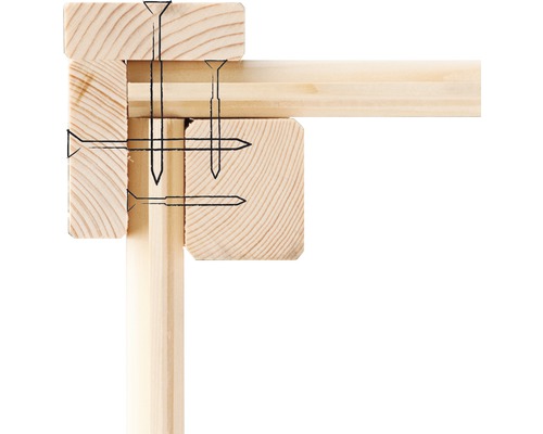 Verbinding van houten onderdelen met schroeven