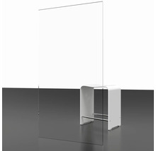 SCHULTE Douchedeur in nis ExpressPlus Trend 2.0 zwart 90 cm helder glas