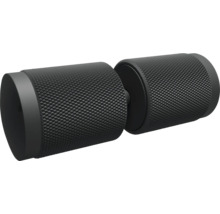 SCHULTE Douchedeur in nis ExpressPlus Trend 2.0 zwart 90 cm helder glas